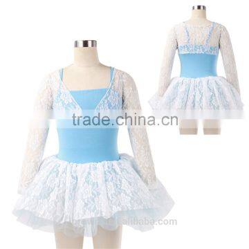 Child Long Sleeve Wedding Tutu Dress