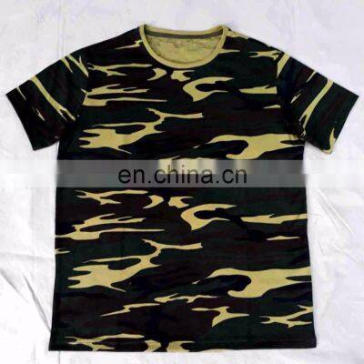 Best Selling Great Shaped Army camo T Shirt For Men Custom Printing Camouflage T Shirt