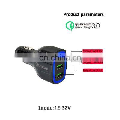 New Arrival Fast Charging QC3.0 Quick Charger 3 USB Car Charger Adaptor Car Phone Charger photo-5