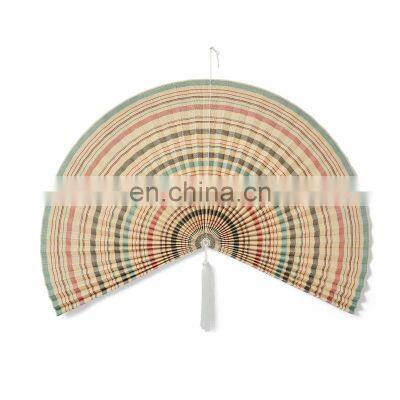 Unique Pattern High Quality Wall Fan Decor Art Wholesale in Bulk Woven Wall Art Decoration Wholesale made in Vietnam