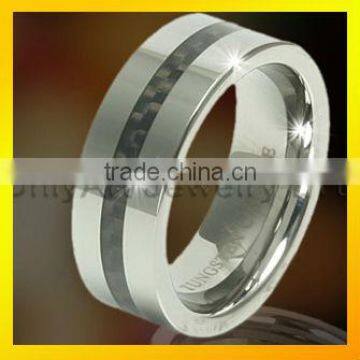 comfortable tungsten ring men style