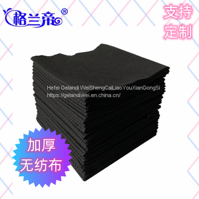 Grande 40*80cm Disposable Black Pearl Pattern Towel Thickened Non-woven Towel Hotel Bathtowels photo-3
