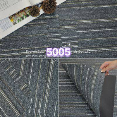 Guangdong office building PVC rubber floor real estate sales Department property reception room 2mm carpet stone plastic floor