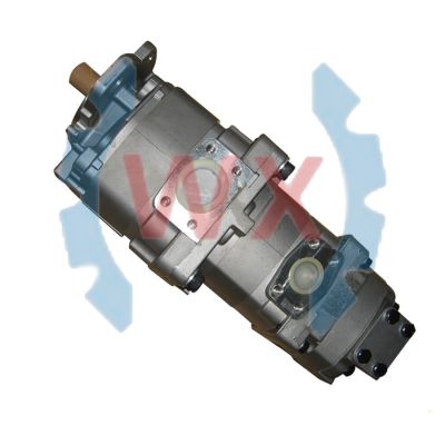 WX gear oil transfer pump tandem hydraulic gear pumps 705-41-04400 for komatsu wheel loader WA250-6