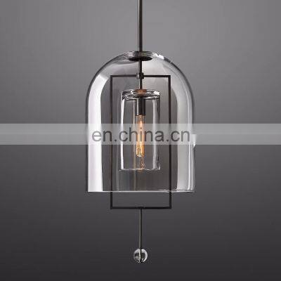 New Fulcrum Round Luxury Ceiling Hanging Glass Pendant Lights for Home Hotel