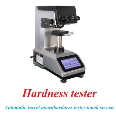 Touch screen automatic turret digital microhardness tester