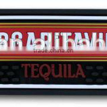 Personalized Advertising Log Soft Pvc Bar Counter Mat Drip Black Pad photo-5