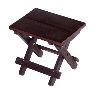 Solid Wood Folding Stool, Customizable Size, Style, Color photo-2