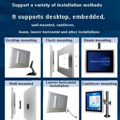 3mm 15 Inch Embedded Industrial Capacitive Touch Monitor Waterproof and Anti-fouling Touch Display Smart Terminal photo-2