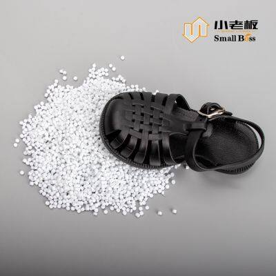 Injection Soft Granulated Plastic Footwear Raw Material Pvc Compound Granules for Shoe Sole photo-3