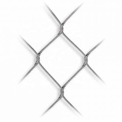 Animal Enclosure Mesh / Monkey Enclosure Mesh With Diamond Shaped