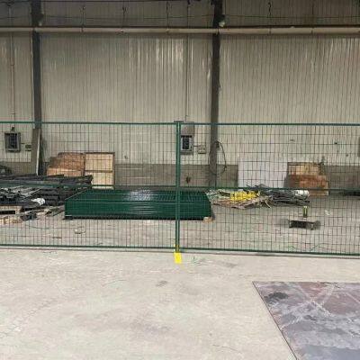 Wholesales Price Fence Galvanized 50*100mm Construction Canada Temporary Fence photo-4