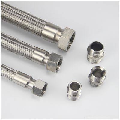 Stainless Steel Metal Hose, Threaded Metal Hose, High-temperature and High-pressure Braided Hose