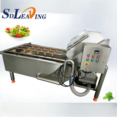 Bubble Washing Machine Fruit Vegetable Washing Equipments Commercial Bubble Parsley Cleaning Equipment