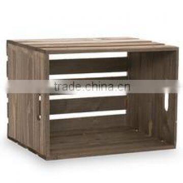 Wooden crate for fruit and vegetable storage eco-friendly