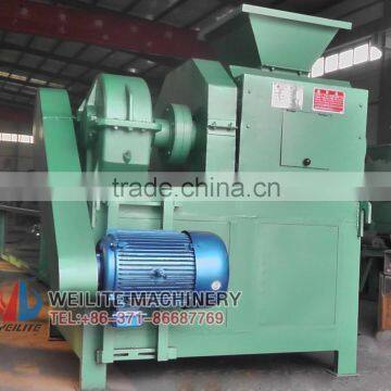 9Cr2Mn Steel Roller Press Round Shape Charcoal / Peat / Coal Briquette Making Machine