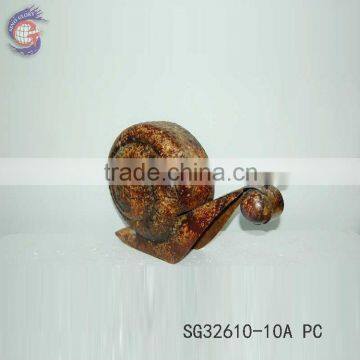 China Art animals ornament garden decoration Metal Decorative Snail for sale