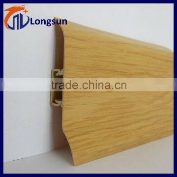 Longsun brand low price pvc baseboard for vinyl flooring