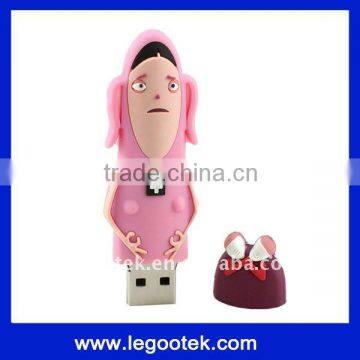 promotion gift/PVC usb flash drive/cartoon doll usb flash drive/1GB/2GB/CE,ROHS,FCC