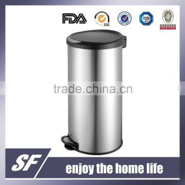 7L Stainless Steel Slow close Pedal Bin Garbage Bin Step Bin Trash cans Waste Bin