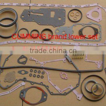 Cummins engine 6BT lower gasket/overhaul/complete gasket set 3802376