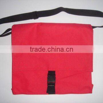 Customized 100% cotton messenger bag