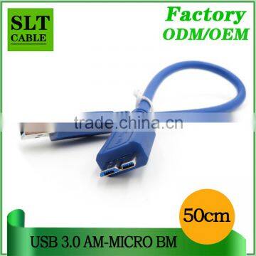 SLT 50cm Superspeed usb 3.0 AM to Micro BM Cable For Hard Drive