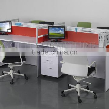 prices aluminum partitions 4 seats table cubicle staff office desk( SZ-WS060)