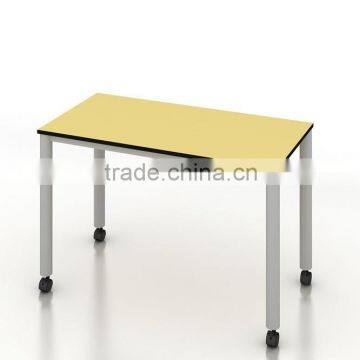 Library Furniture Rectangular Mobile Writing Desk