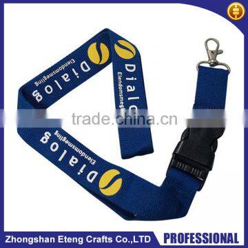 High quality classical detachable buckle lanyards with customized logo