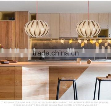 LED pendant Light JK-8005B-24 Beautiful antique wood chandelier wood pendant light