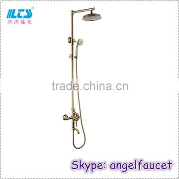 Gold-plated bathroom faucet Rain Shower Set Factory Sale