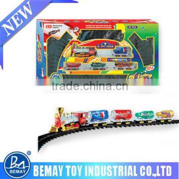 b/o train with light and music, Coke cans train toy, promotion train toy