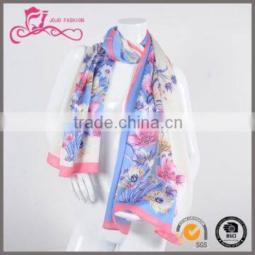 2016 new yiwu wholesaler latest own design custom europe scarf