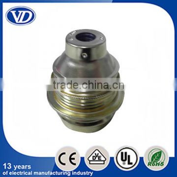 E27 iron plated lamp socket with ring