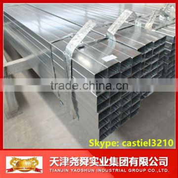 38x38mm Galvanized steel square tube / hollow section YAOSHUN