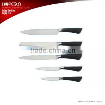 Soft handle laguiole stainless steel knife set