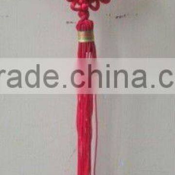 CHINESE COLORFUL MASK KNOT ORIENTAL ORNAMENT EMBROIDERY