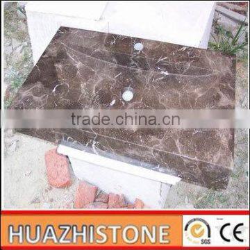 New imperial brown marble counter basin