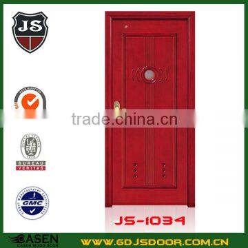 Melamine Finish Walnut Wood Interior Door photo-3