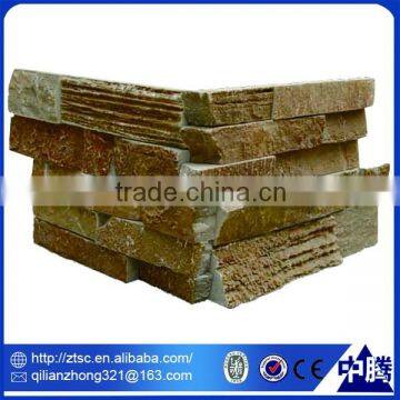 Low price grey quartz natural panel corner cultural stone (Good Price+CE)