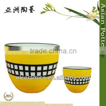 painting designs ceramic flower pot