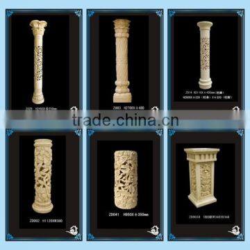 Sandstone carved column