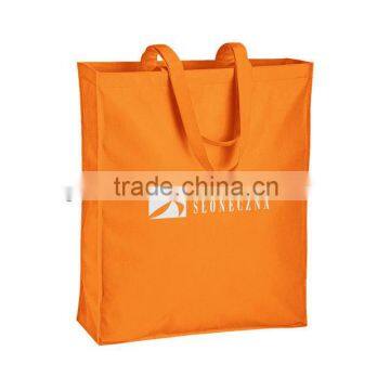 2013 hot sale yellow reusable non woven bag with handle