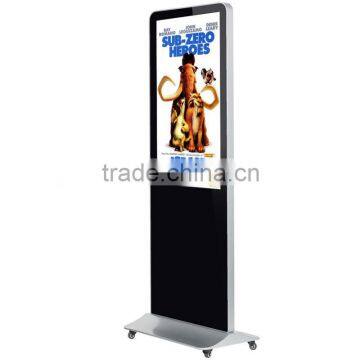 26" led indoor 3g touch screen samsung wifi tv monitor floor stand digital signage multimedia kiosk machine
