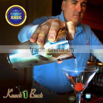 Personalised Premium Home Bar Stainless Steel Spiral Line Cocktail Shaker photo-2