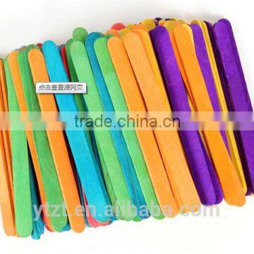 colorful wooden ice cream stick