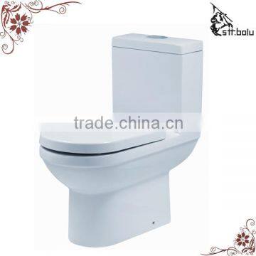 Modern western design toilet ceramic 2 piece toilet