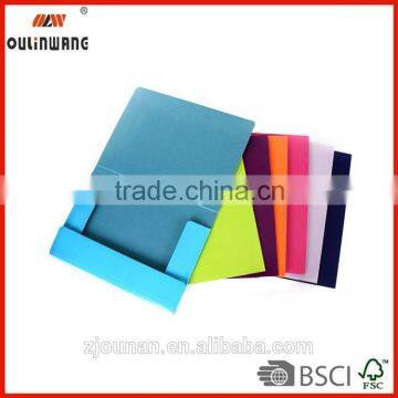 FC 700gsm paper file bag with glossy transparent