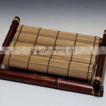 Bamboo Trays with 4 Placemats